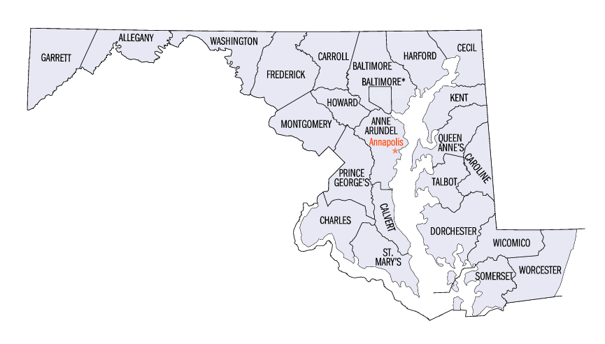 MD Counties Serviced